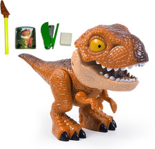 5-in-1 Dinosaur Stationery Set - Fun School Supplies Kit (Yellow)