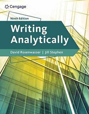 Writing Analytically - Paperback, by Rosenwasser David; Stephen - Very Good d