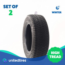Set Of 2 Used 24565r17 Bridgestone Blizzak Dm-v2 107s - 932