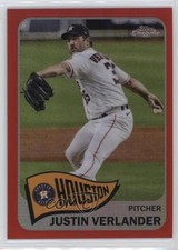 2021 Topps Chrome 1965 Redux Red Refractor Border 61/70 Justin Verlander 8u9