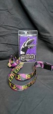 Beetlejuice Logo Covered Lanyard Purple