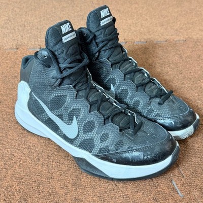 Nike Zoom Without A Doubt Mens Basketball Shoes Black White 749432-002 Size 11.5