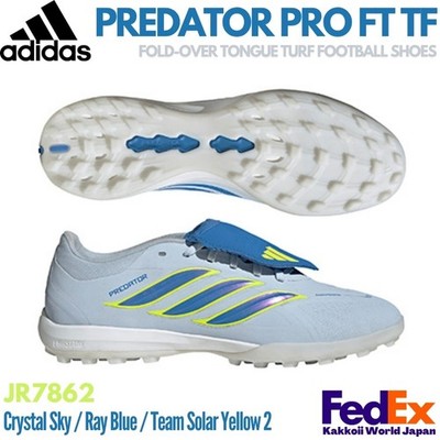 adidas Soccer shoes PREDATOR PRO FT TF Crystal Sky / Ray Blue JR7862 2026 NEW