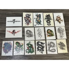 Vintage Temporary Tattoos Vending Machine Prize Lot Y2K Retro Stickers Graphic