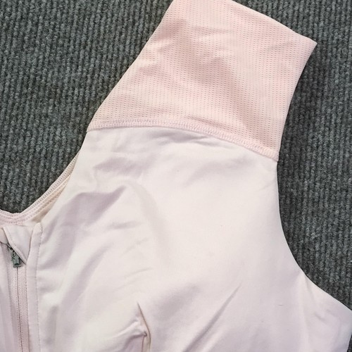 Tommie Copper Sports Bra Womens 2XL Pink Front Zip Copper Znergy Mesh Support - Photo 4/24