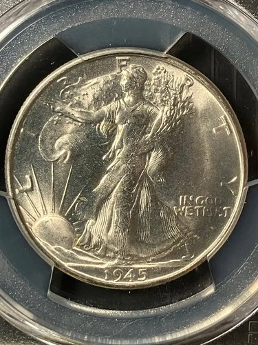 1945-S MS64 Walking Liberty Half Dollar, PCGS 59020388