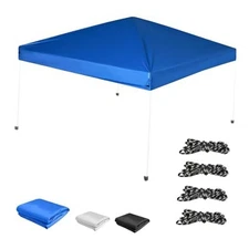10×10 Canopy Replacement Top Cover, Pop Up Canopy Replacement Tent Cover, Blue