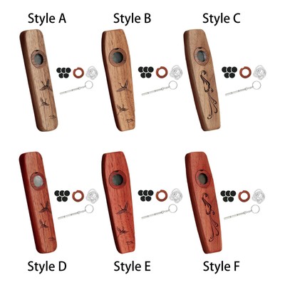 Holz Kazoo Flöte Musikinstrument Innovatives Musikspielzeug Professioneller Kazoo
