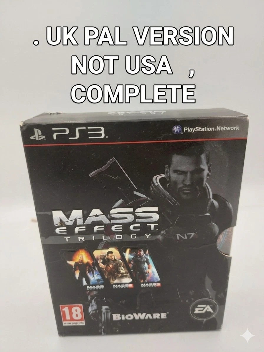 MASS EFFECT TRILOGY: SONY PS3_NEUF NEW VERSION PAL 100% FRANÇAIS/NÉERLANDAIS EUR 349,99 - FR