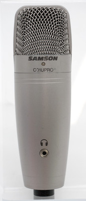 Samson C01U Pro USB Studio Condenser Microphone - Silver
