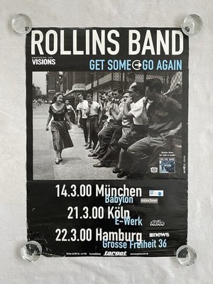 2000 Rollins Band Get Some Go Again Germany Promo Poster Henry Target Dates Koln