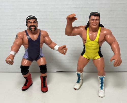 WCW Galoob 1990 Scott Steiner &  Rick Steiner Wres...