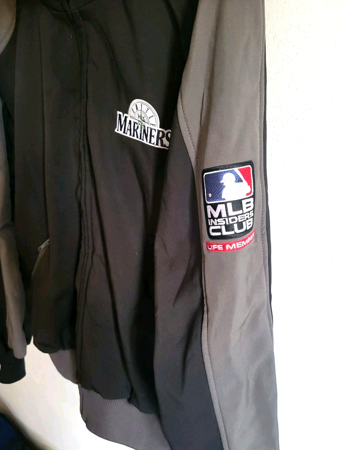 Seattle Mariners Bomber Jacket Microfiber Mens La… - image 4