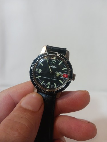 Reloj Chateau Vintage Hombre Cuerda Manual Diver Hecho en Suiza Años 70 Funcionando - Imagen 3 de 11