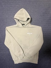 White Fox Vol 3 Oversized Hoodie Grey Puffy Logo Sweatshirt Womens S/M