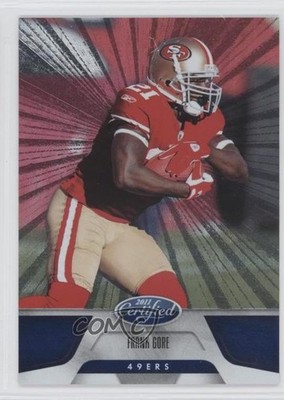 2011 Certified Platinum Blue 45/100 Frank Gore #125 0o9