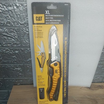 Caterpillar Multitool XL 9 in 1 Werkzeugen Taschenmesser Multifunktionswerkzeug 