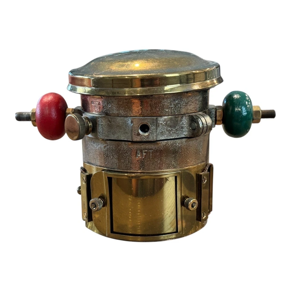 Oficina de Buques de la Marina de los Estados Unidos Nº 5 Brújula De Colección Latón Náutico Marítimo Foto 4 de 4