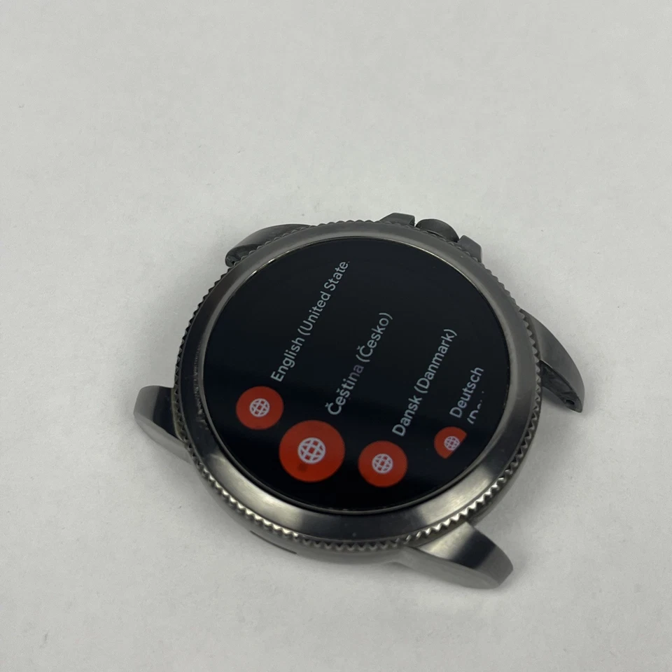 Reloj inteligente Fossil - Gen 5e 44 mm silicona - plateado - DW11F2 *FUNCIONA* Foto 3 de 4