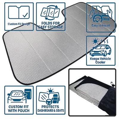 Porsche Panamera 970 10-16 Custom Made Heat Shield Windshield Sun