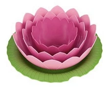 Zak! designs 4pc Lotus Serving Set - NEW in box!