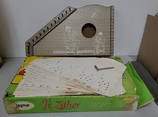 Jaymar Jr. Zither Vintage Instrument with Original Box by Harbert Italiano 