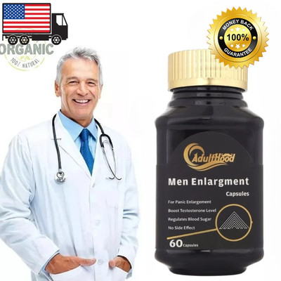 Maximum Size Boost   Male Enlarger for Length & Girth   60 Capsule A++
