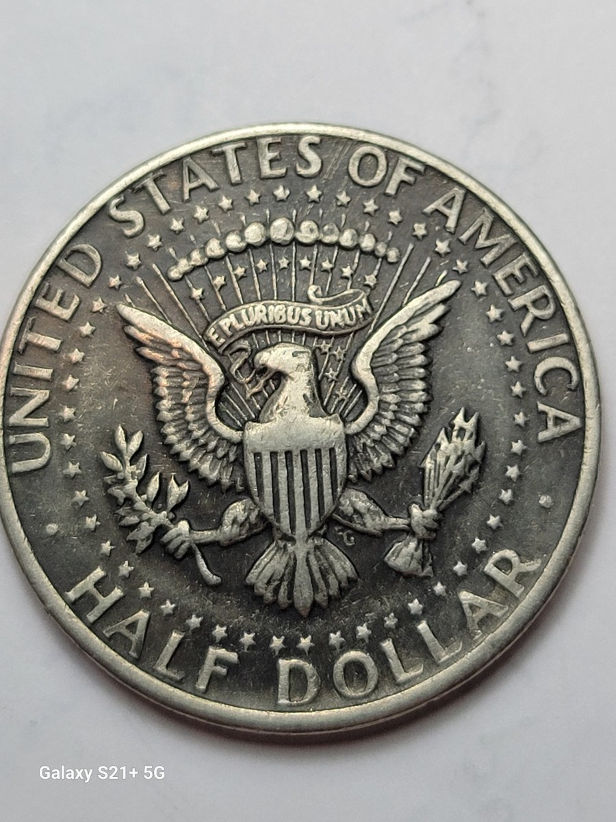 1971 Kennedy Half Dollar Annealing Die Strikes Error, Flat Wide