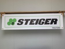 Steiger Traktoren Banner Landwirtschaft Traktor Schuppen Werkstatt Garage Wand Display