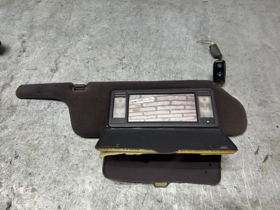 91-99 Mitsubishi 3000gt Vr4 Dodge Stealth TT Pair of Sunvisors Sun Visors Grey - Image 4 of 4