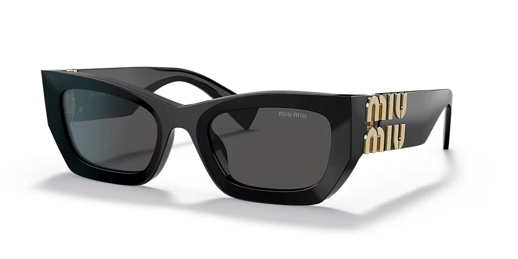 Black Gray Sunglasses Miu Miu for Women for sale | eBay display picture 1