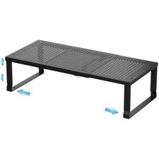 Expandable Spice Rack & Kitchen Cabinet Organizer - Stackable, Adjustable She...