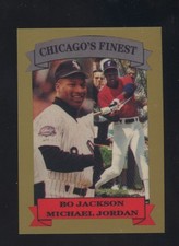 1991 Chicago's Finest Promo Bo Jackson Michael Jordan