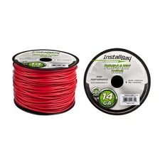 INSTALLBAY PWRD14500 Primary Wire 14 Gauge All Copper Red Coil - 500 ft