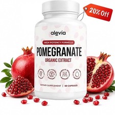Auniva Pomegranate Extract Capsules, Natural Pomegranate Supplement NEW