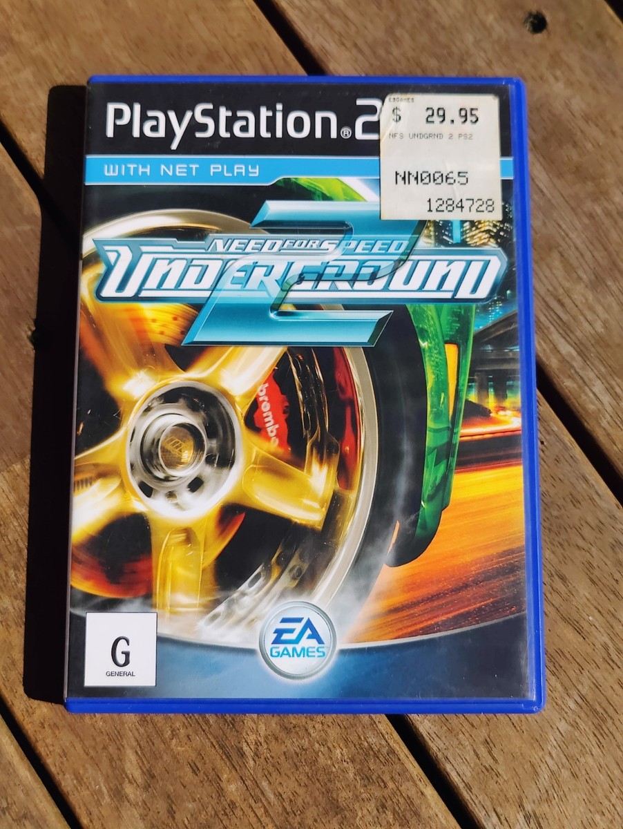 Need for Speed Underground Sony PlayStation PAL PS2 No Manual