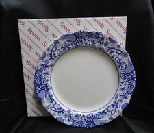 Spode Italian Brocato, Blue Florals, England: NEW Charger Plate (s), 12", Box