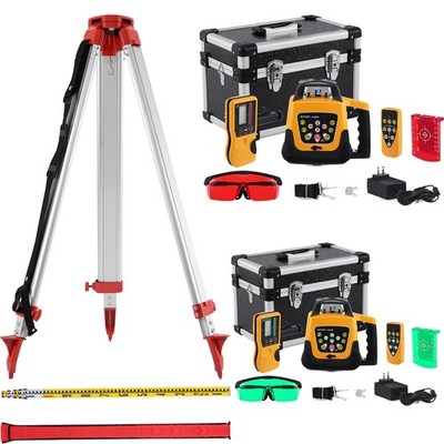 Self Leveling Laser Level Kit Green Beam/Red Beam 360 Rotary+Tripod+ Caliper