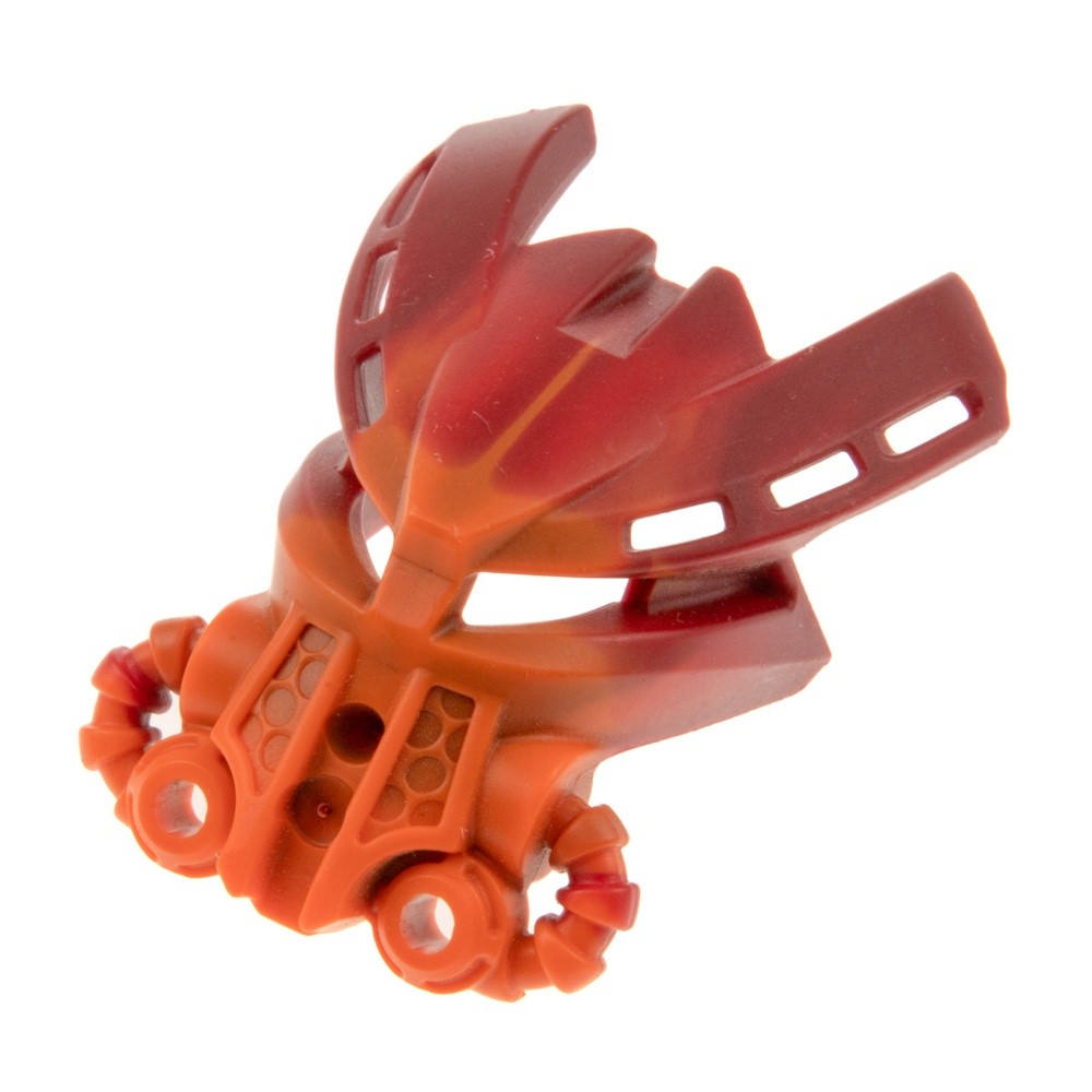 1X Lego Bionicle Figure Mask Arthron Dark Red Orange Kanohi Mask 57531pb01