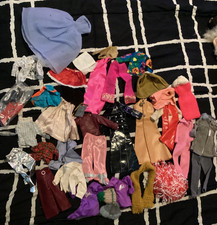 Barbie Doll Vintage Clothes Huge Lot 60s 70s- Mixed Lot