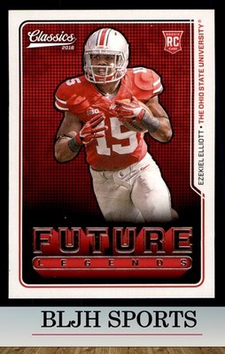 2016 Panini Classics #15 Ezekiel Elliott Ohio State Buckeyes RC (1A2)