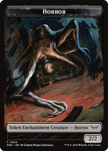 Horror // Glimmer Double-Sided Token [Duskmourn: House of Horror Tokens] - Bild 1 von 2
