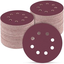 100 PCS 5 Inch 2000 Grit Hook Loop Sanding Discs for Random Orbital Sander Set X 0.30 per gallon