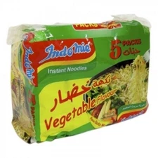 💥🤩Indomie Instant Vegetable flav Flavour Noodles 70g 5pcs 💥اندومي نكهه الخضار