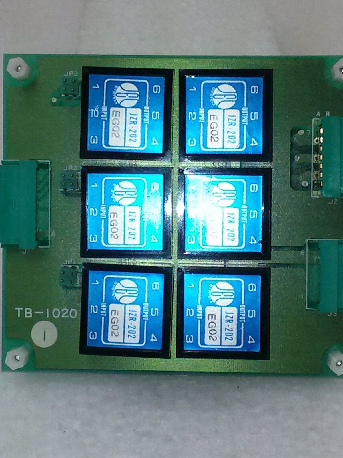 TEL Tokyo Electron TB-1020 Relay Board PCB Assembly, Used