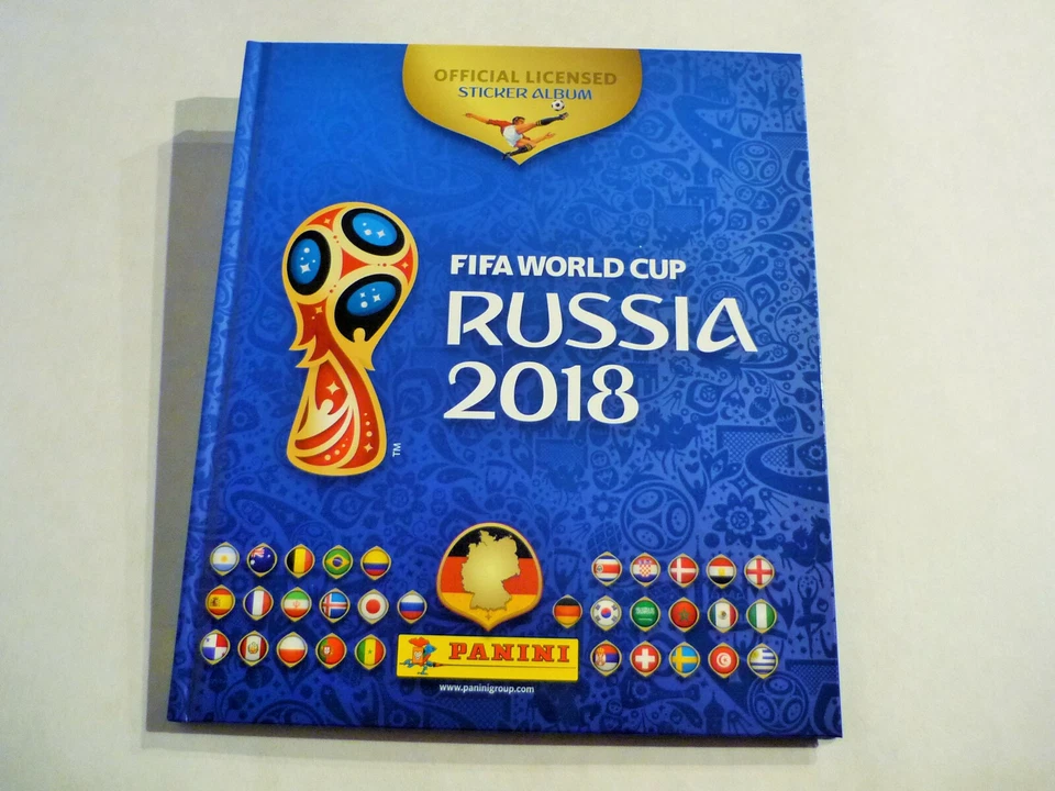 Panini komplett Satz WM 2018 + Hardcover Album World CUP RUSSIA 18 + Update - Bild 2 von 3