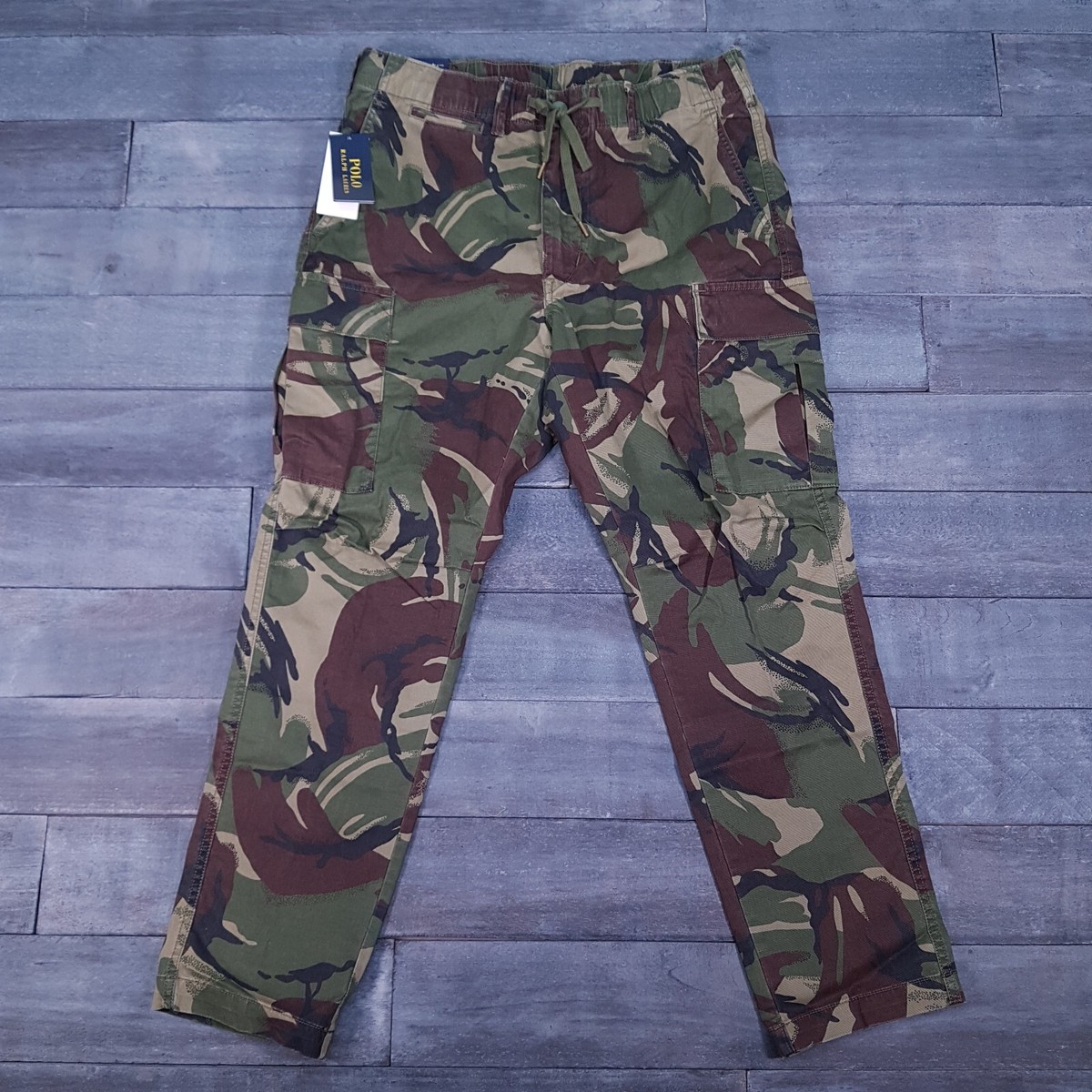POLO Ralph Lauren Utility Surplus Classic Fit Cargo Pants Mens 33x30 Camo  Green