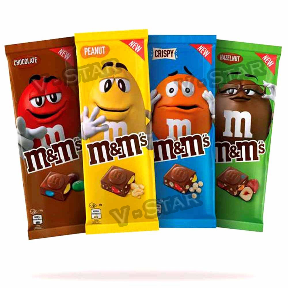 m&m crispy bar