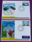 ITALY 2005 POSTCARD FDC ARROWS TRICOLI 2 pcs.