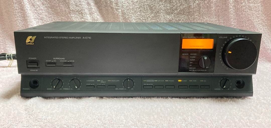 Sansui A-E710 Integrated Amplifier Vintage Retro [Works